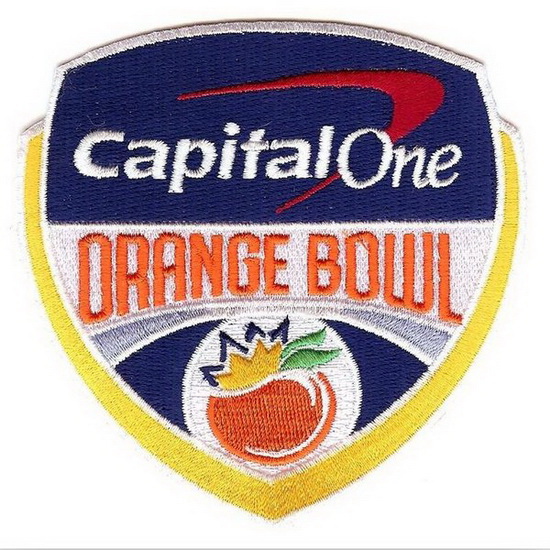 NCAA Capitalone Orange Bowl  Jersey Patch Biaog