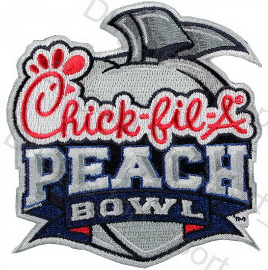 NCAA Peach Bowl Jersey Patch Biaog