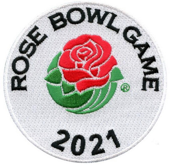 NCAA Rose Bowl Game 2021 Jersey Patch Biaog
