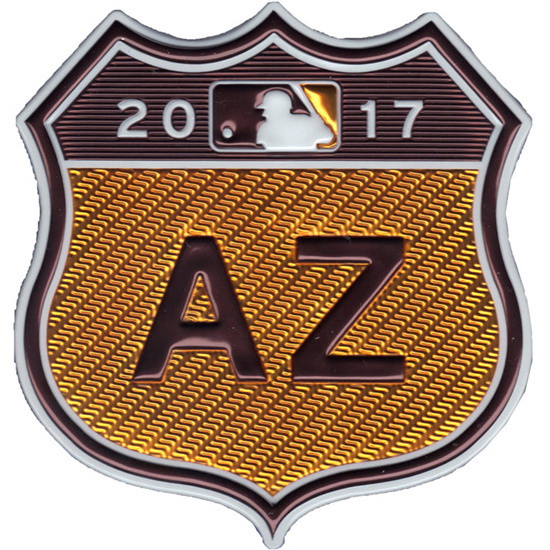 Women 2017 MLB Spring Training Arizona Cactus League TPU Jersey Patch Biaog