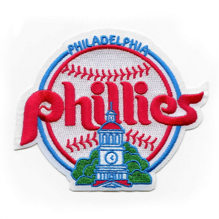 Men Philadelphia Phillies Retro Primary Team Logo Patch 1984 1991 Biaog