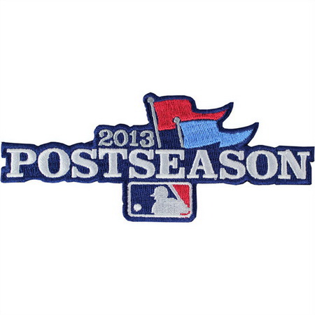 Men 2013 Major League Baseball Post Season Logo Official Jersey Sleeve Patch Biaog