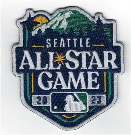 Men 2023 MLB All-Star Game Patch Seattle Mariners Biaog