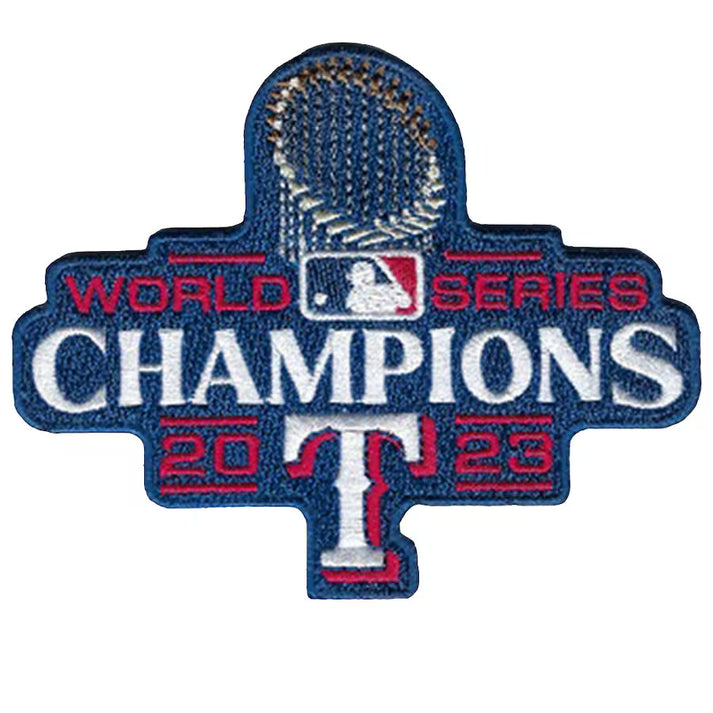 2023 MLB World Series Champions Texas Rangers Jersey Patch Biaog