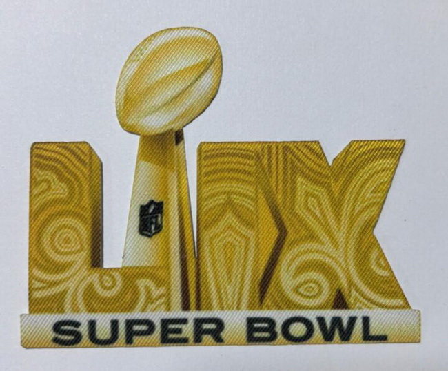 NFL Eagles Super Bowl LIX Gold patch Biaog