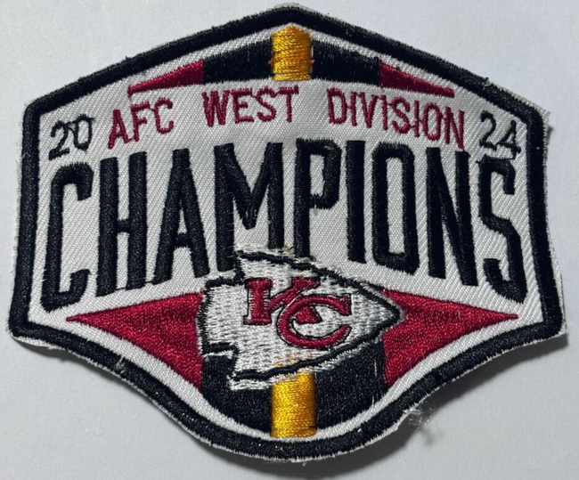 2024 AFC Chiefs WEST DIVISION CHAMPIONS Patch Biaog