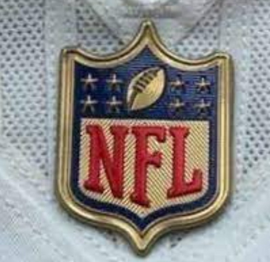 Women Baltimore Ravens Gold NFL Logo Patch Biaog